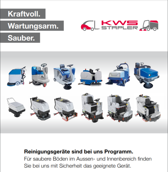 Brochure sur les services de KWS Reinigungstechnik